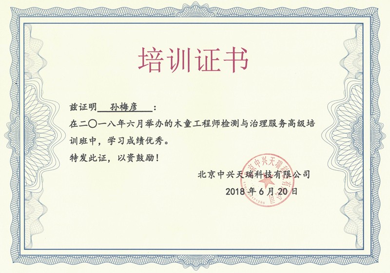 孫梅彥-木童工程師檢測與治理服務(wù)高級培訓證書(shū).jpg
